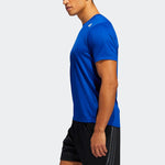 Men's adidas Solid Color Logo Sports Round Neck Short Sleeve Royal Blue T-Shirt GC8345