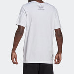 adidas originals x isney Crossover Cartoon Printing Casual Breathable Stripe Pattern Sports Short Sleeve White HC0646