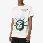 Off-White SS19 Liberty Cotton Short Sleeve OMAA027E181850150210