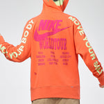 Nike MENS Sportswear Pullover French Terry Orange DA0932-842