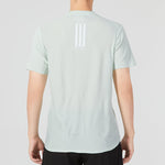 Men's adidas Solid Color Athleisure Casual Sports Round Neck Short Sleeve flax Green T-Shirt HJ9772