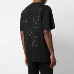 Off-White BackBone Design X Short Sleeve Loose Fit Black OMAA038E191850011091