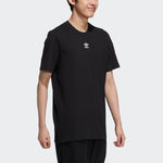 Men's adidas originals Ts Ss Tee Logo Printing Round Neck Sports Short Sleeve Black T-Shirt H46693