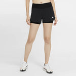 (WMNS) Nike Eclipse 2-in-1 Running Training Solid Color Sports Woven Shorts Black CZ9571-010