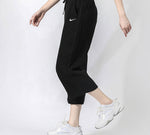 (WMNS) Nike Sportswear Phoenix Fleece High-Waisted Wide-Leg Sweatpants 'Black' CJ2666-010