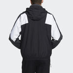 adidas Colorblock Sports Stand Collar Jacket Black HE7472