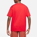 Men's Nike Triangle Logo Printing Sports Round Neck Short Sleeve Red T-Shirt DJ3644-657