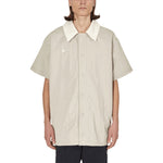 Nike x Fear of God x NBA Crossover Solid Color Loose Short Sleeve Shirt Gray CU4616-271