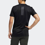 adidas Solid Color Training Sports Short Sleeve Black GL7305