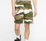 Nike Sportswear Club french terry Camouflage Shorts Olive Green BV2839-223