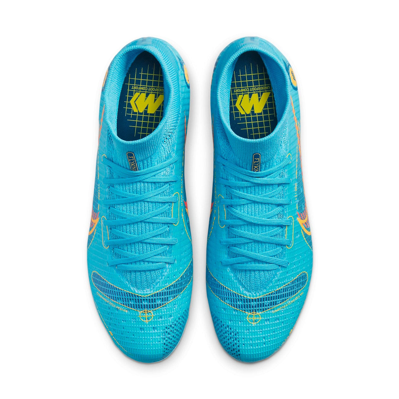 Nike Mercurial Superfly 8 Pro AG 'Blue Yellow' DJ2844-484