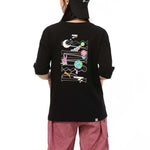 (WMNS) PUMA Printing CasualSport Round NeckShort Sleeve Black 533050-01