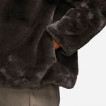 (WMNS) Nike Oversized Swoosh Logo Jacket Asia Sizing 'Velvet Brown' DO3792-220