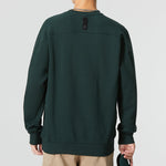 Men's adidas Wj Logo Swt Round Neck Pullover Alphabet Athleisure Casual Sports Green HM2945