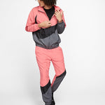 Nike Men's Sports Jacket Stand Collar Color Block 'Black Gray Pink' AR3133-668