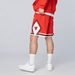 Nike Chicago Bulls Courtside Heritage NBA Casual Sports Logo Printing Basketball Shorts Red CV5597-657