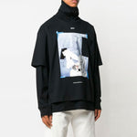 Off-White Pattern Printing Zipper lapel Long Sleeves OMAB027R191850081088