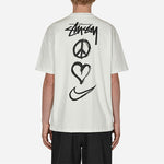 Nike x Stussy Peace Love Swoosh T-Shirt 'White' DM4942-121
