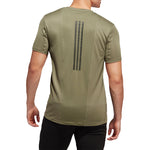 adidas Soccer/Football Training Sports Round Neck Short Sleeve Green FM2101