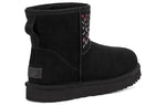 (WMNS) UGG Classic Mini Stud II Rivets Snow Boots Black 1119101-BLK