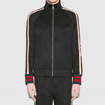 Gucci Technical Track Jacket 'Stripe Classic Black' 474634-X5T39-1008