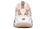(WMNS) Skechers D'lites 1.0 Low-Top Thick Bottom Running Shoes Pink/White 66666325-PNK