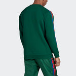 adidas originals 3D Logo Round Neck Casual Sports Green GF0224
