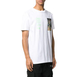 Men's Off-White FW22 Alphabet Character Printing Round Neck Short Sleeve White T-Shirt OMAA027R201850140188