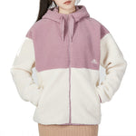 (WMNS) adidas BOS Fleece Jacket 'Purple White' HN0670