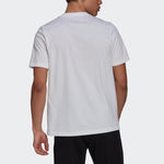 adidas Messi Icon T M Soccer/Football Casual Sports Short Sleeve White HA5451