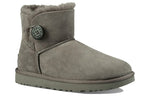 (WMNS) UGG Mini Bailey Button II Boot Fleece Lined Gray 1016422-GREY