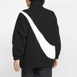 (WMNS) Nike Big Swoosh Large Logo lamb's wool Reversible Jacket US Edition Black CI8937-010
