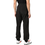 Men's Off-White FW22 Logo Printing Bundle Feet Sports Pants/Trousers/Joggers Black OMCA226C99FAB0011001