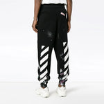 Off-White Diagonal Galaxy Brushed Sweatpants OMCA048F176190319901