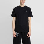 Men's Off-White SS22 Solid Color Cotton Printing Short Sleeve Black T-Shirt OMAA027S22JER0101001