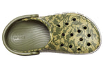 Crocs 4 Printing Camouflage Green Unisex Sandals 206232-354