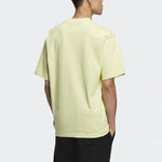 adidas originals C Tee Solid Color Small Label Loose Sports Short Sleeve Couple Style Yellow HC8579