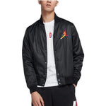 Air Jordan Solid Color Logo aviator Jacket Black AV0113-010