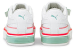 (WMNS) PUMA Cali Star Lights Platform Shoes White/Green/Orange 381609-01