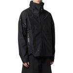 Men's adidas originals Solid Color Logo Printing Zipper Stand Collar Sports Jacket Black H16254