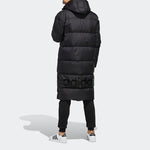 adidas neo High Collar Long Down Jacket Black EI4436