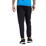 Men's adidas Solid Color Lacing Breathable Elastic Training Sports Pants/Trousers/Joggers Autumn Black HF8984