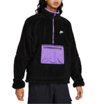 Nike Club Winter half-zip fleece jacket 'Black purple' DQ4881-010