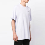 Off-White FW22 Alphabet Logo Printing Short Sleeve T-Shirt 'Light Purple' OMAA038F22JER00236103610