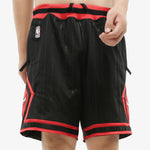 Nike Bulls Courtside Statement Edition Chicago Bulls Basketball Shorts Black Red Blackred AV6608-010
