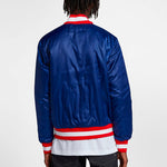 Nike SB x NBA Bomber Crossover Skateboard Casual Sports baseball uniform Jacket Blue AH3393-455