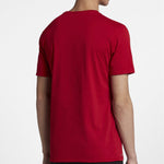 Air Jordan Iconic Quick Dry Training Sports Short Sleeve Red AR7416-688