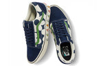 Vans Old Skool Casual Skate Shoes Unisex Blue White Flower Printing 'Blue White Green' VN0A5DYCB1U