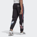 adidas originals Tricol Swtpant Contrasting Colors Stripe Logo Bundle Feet Sports Pants Black GN3577