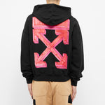 Off-White Marker Over Hoodie 'Black' OMBB037E20FLE0021025